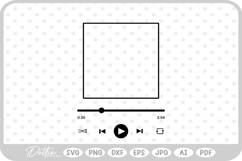Audio Music Player SVG PNG DXF Product Image 1