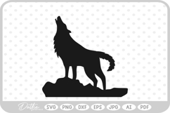 Wolf Animal SVG PNG DXF Product Image 1