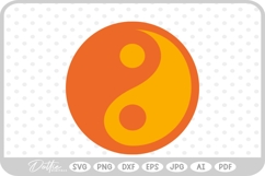 Yin Yang Sign SVG PNG DXF Product Image 1