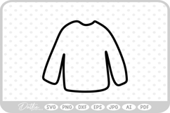 Jumper Sweater SVG PNG DXF Product Image 1