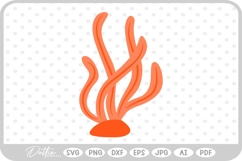 Coral Seaweed SVG PNG DXF Product Image 1