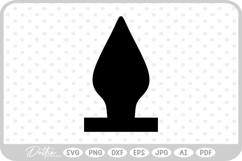 Spear Shaped Petal on line SVG PNG DXF Product Image 1