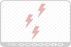 Lightning Bolt SVG PNG DXF Product Image 1