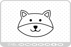 Fox SVG PNG DXF Product Image 1