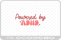 ADHD Quote Mental Health Script Text SVG PNG DXF Product Image 1