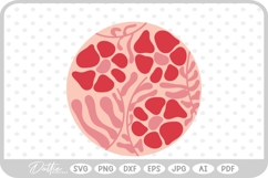 Abstract Flower Pattern Wavy Boho Botanic SVG PNG DXF Product Image 1