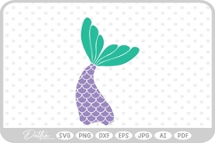 Mermaid Tail Fish Tail SVG PNG DXF Product Image 1