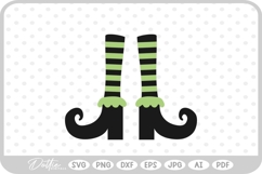 Halloween Witch Feet SVG PNG DXF Product Image 1