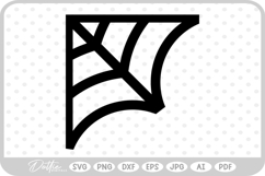 Cobweb Spiderweb SVG PNG DXF Product Image 1