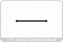 Underline Line Decorative Shape Divider SVG PNG DXF Product Image 1