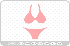 Bikini SVG PNG DXF Product Image 1