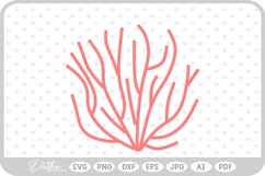 Coral Undersea Water Fish SVG PNG DXF Product Image 1