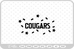 Cougars Sports Team SVG PNG DXF Product Image 1