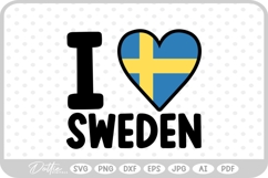 Sweden SVG PNG DXF Product Image 1