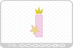 Mermaid Starfish Number 1 One SVG PNG DXF Product Image 1
