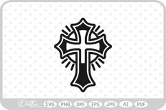 Cross Faith Christian Jesus Christ Religious Jesus SVG PNG D Product Image 1