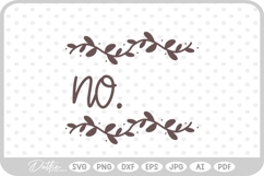 Home House Number Floral Sign SVG PNG DXF Product Image 1