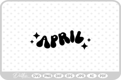 April Month SVG PNG DXF Product Image 1