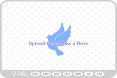 Dove Quote SVG PNG DXF Product Image 1