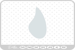 Rain Drop SVG PNG DXF Product Image 1