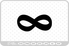 Infinity Sign SVG PNG DXF Product Image 1