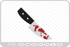 Knife Knives Halloween Blood SVG PNG DXF Product Image 1