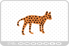Cheetah Big Cat SVG PNG DXF Product Image 1