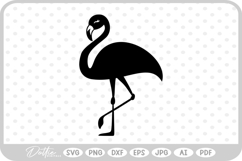 Flamingo Bird SVG PNG DXF Product Image 1