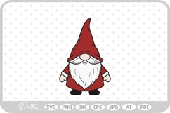 Festive Christmas Gonks Gnomes Winter SVG PNG DXF Product Image 1