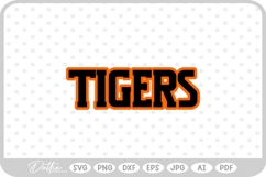 Sports Tigers Team SVG PNG DXF Product Image 1