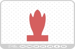 Flower Petal Shape Silhouette SVG PNG DXF Product Image 1