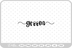 Groom Sign SVG PNG DXF Product Image 1