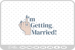 Wife Finger Engagement Wedding Ring Love SVG PNG DXF Product Image 1