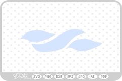 Curved Flourish Ripple Decorative Ocean Waves SVG PNG DXF Product Image 1