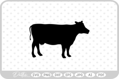 Farm Animal Cow SVG PNG DXF Product Image 1