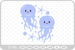 Jellyfish SVG PNG DXF Product Image 1