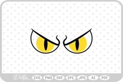 Halloween Scary Eyes Eyeballs SVG PNG DXF Product Image 1