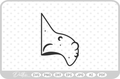 Witch Nose Warts Halloween Green SVG PNG DXF Product Image 1