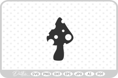 Mushroom Spotty Toadstool SVG PNG DXF Product Image 1