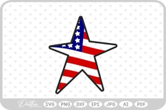 USA America SVG PNG DXF Product Image 1