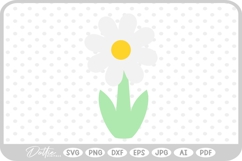 Daisy SVG PNG DXF Product Image 1