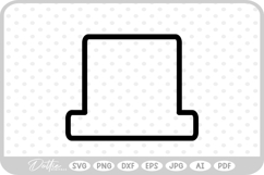 Top Hat SVG PNG DXF Product Image 1