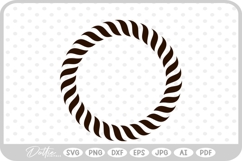 Rope Border SVG PNG DXF Product Image 1
