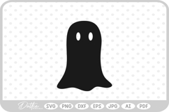 Ghost Halloween SVG PNG DXF Product Image 1