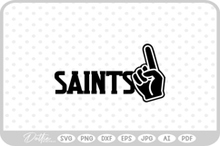 Saints Sports Team SVG PNG DXF Product Image 1