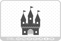 Princess Castle SVG PNG DXF Product Image 1