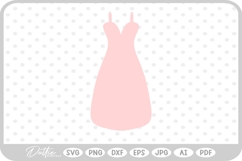 Dress with Straps SVG PNG DXF Product Image 1