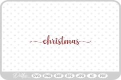 Christmas Festive Joy Noel Winter Text Quote SVG PNG DXF Product Image 1