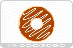 Ring Donut Sweet Treat SVG PNG DXF Product Image 1