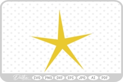 Star Shape SVG PNG DXF Product Image 1